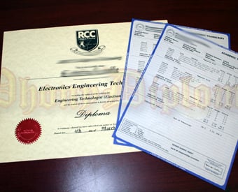 International Canada Fake Diploma and Transcript Package